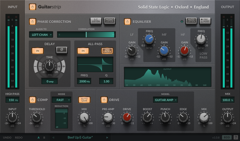 Solid State Logic Guitarstrip